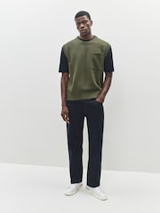 HUGO Green Knitted Vest with Pocket - Image 3 of 7