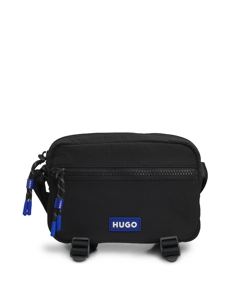 HUGO Black Logo Bum Bag - Image 1 of 2 HUGO Black Logo Bum Bag - Image 1 of 2