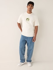 HUGO Logo Graphic Print T-Shirt - Imagen 2 de 5