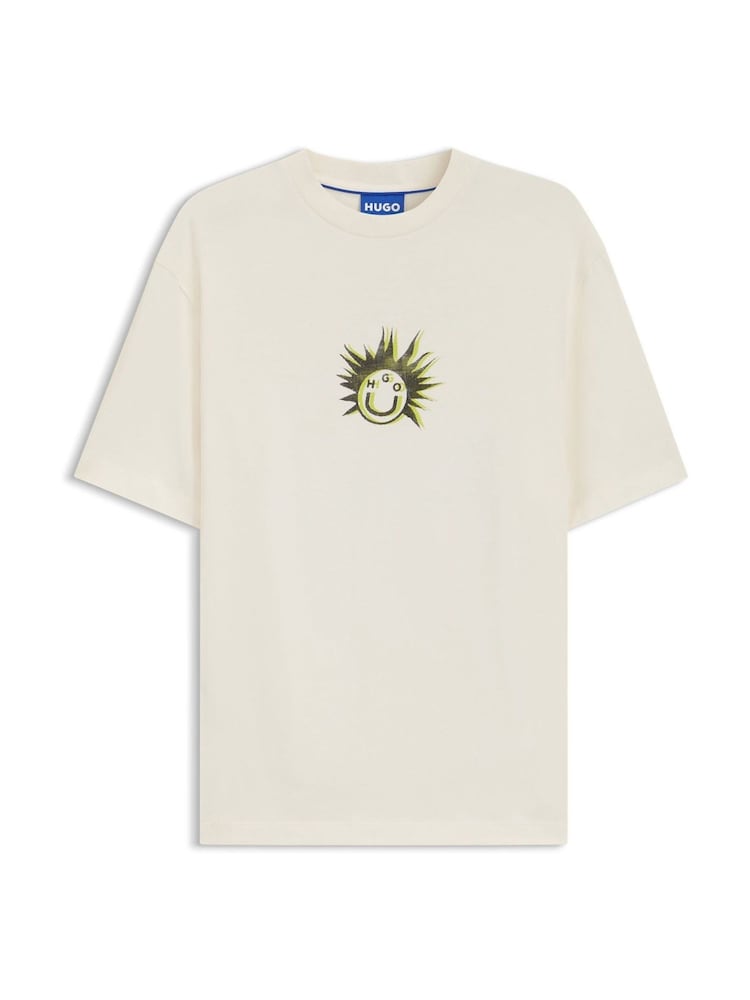 HUGO Logo Graphic Print T-Shirt - Imagen 5 de 5