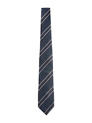 Navy Signature Silk Tie - Image 1 of 1