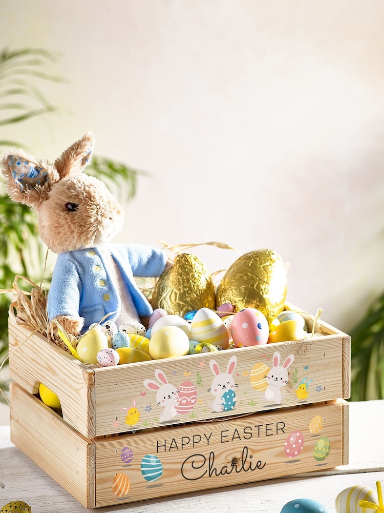 Personalised Easter Crate - Storage Box by Loveabode - Image 4 of 4
