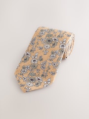 Yellow Signature Made In Italy Printed Paisley Tie - Image 1 of 3