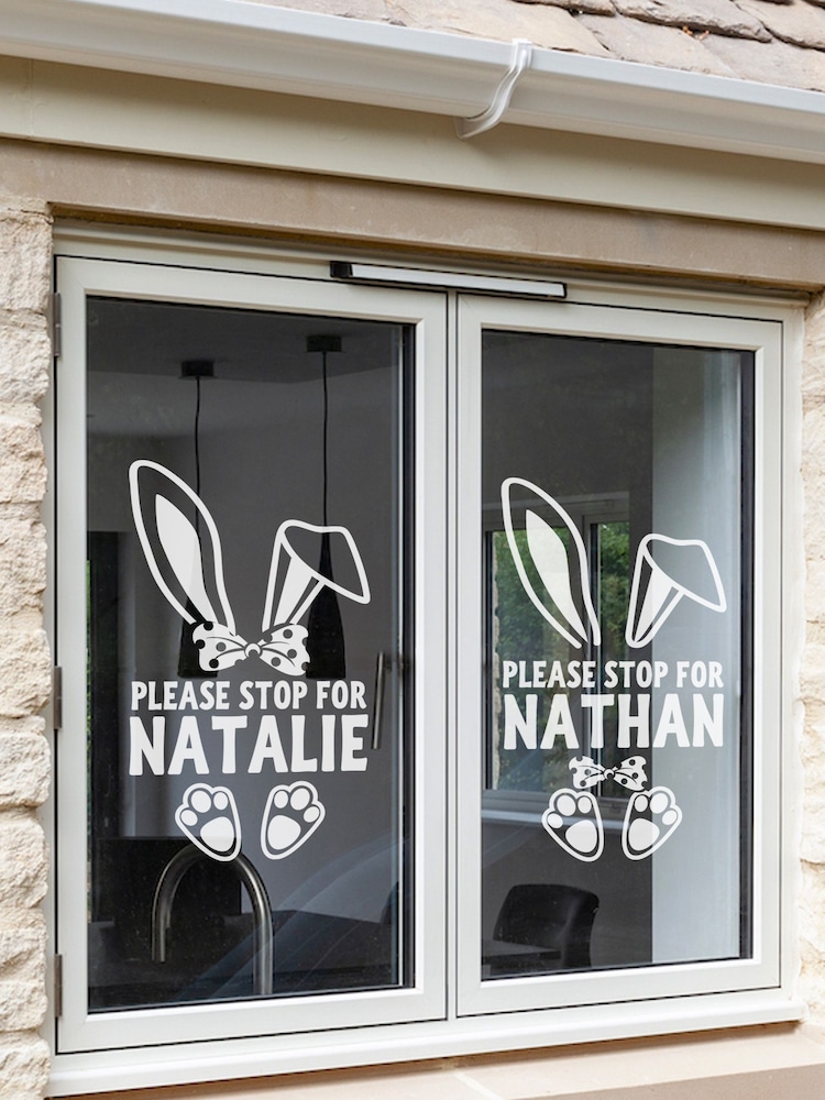 Personalised Easter Window Sticker by Loveabode - Image 1 of 4
