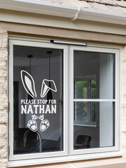 Personalised Easter Window Sticker by Loveabode - Image 3 of 4