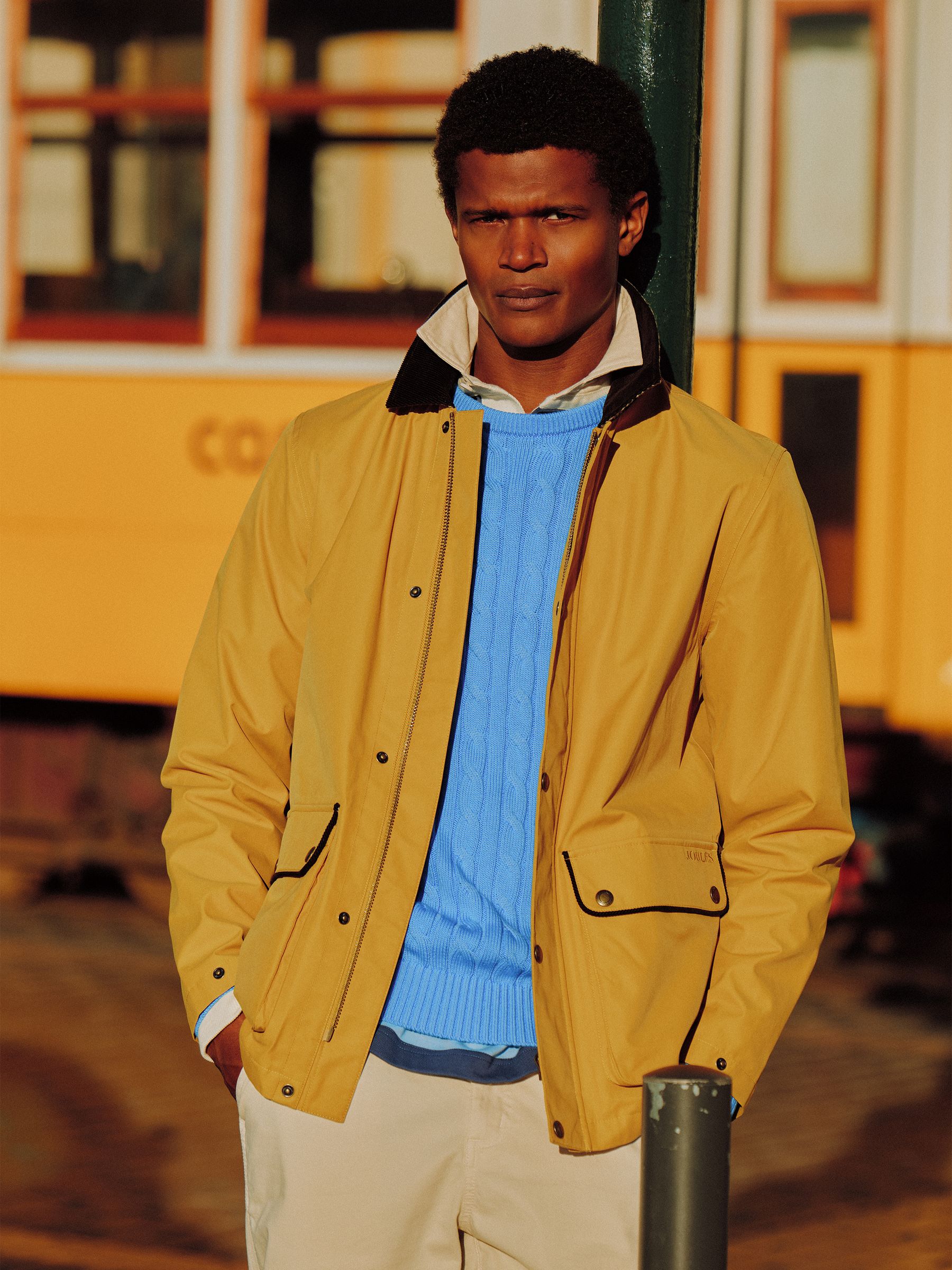 Buy Joules Westcott Yellow Waterproof Coat from Next USA