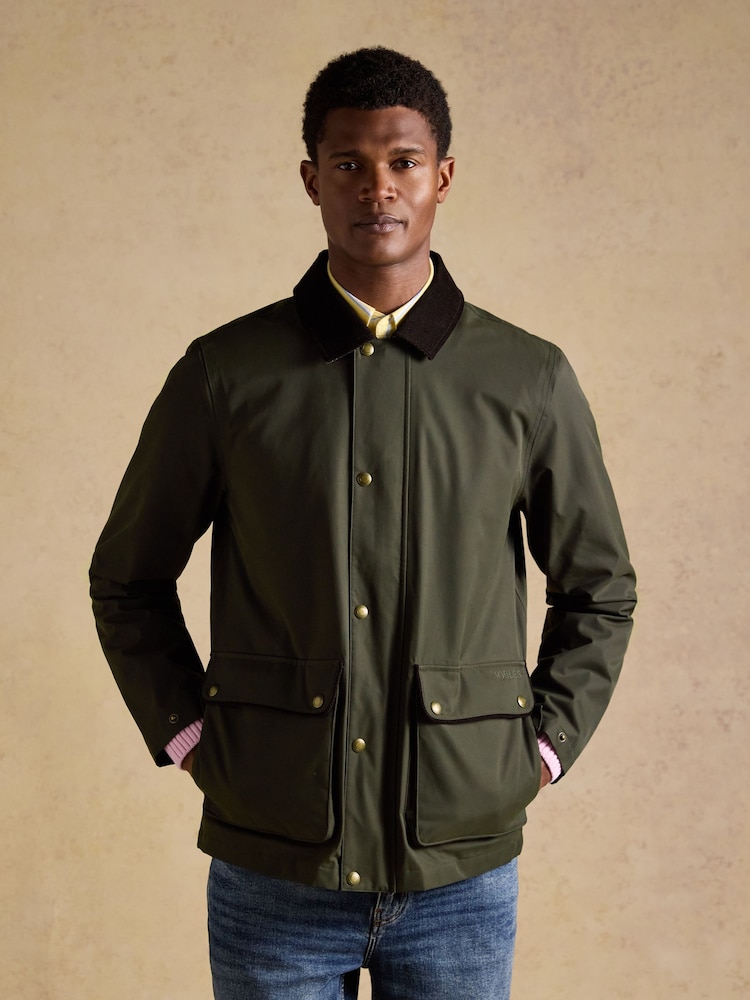 Joules Westcott Green Waterproof Coat - Image 1 of 13