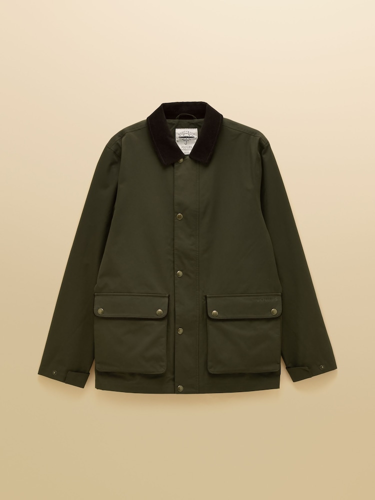 Joules Westcott Khaki Green Waterproof Coat - Image 16 of 16