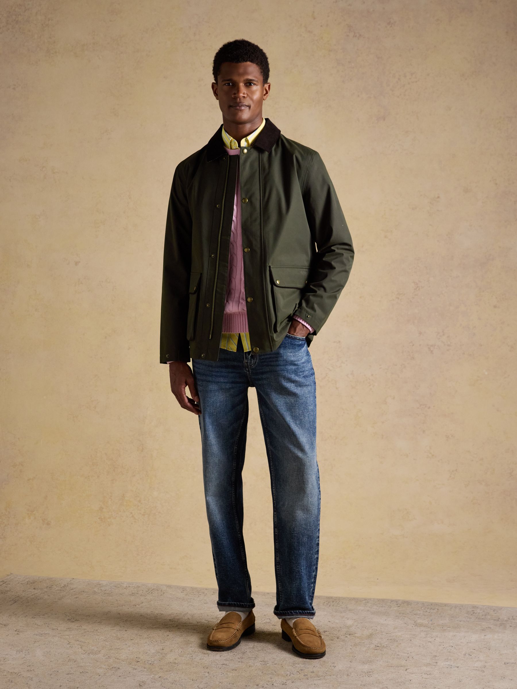 Buy Joules Westcott Khaki Green Waterproof Coat from the Next UK