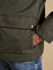 Joules Westcott Green Waterproof Coat - Image 5 of 13