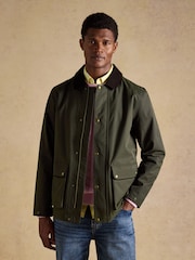 Joules Westcott Green Waterproof Coat - Image 6 of 13