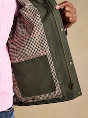 Joules Westcott Green Waterproof Coat - Image 9 of 13