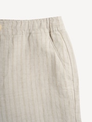Oliver Spencer Cream Osborne Drawstring Brenner Shorts - Image 10 of 10