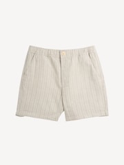 Oliver Spencer Cream Osborne Drawstring Brenner Shorts - Image 6 of 10