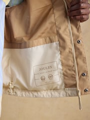 Joules Quayside Stone Lightweight Waterproof Coat with Packable Hood - Image 11 of 16