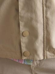 Joules Quayside Stone Lightweight Waterproof Coat with Packable Hood - Image 17 of 19