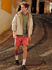 Joules Quayside Stone Lightweight Waterproof Coat with Packable Hood - Image 4 of 16