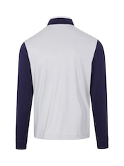 Greg Norman Golf Mens Lighthouse Quarter Zip Mid Layer Sweatshirt - Image 2 of 3