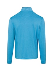Greg Norman Mens Leaderboard Ultra-Stretch Quarter Zip Golf Mid Layer Sweatshirt - Image 2 of 3
