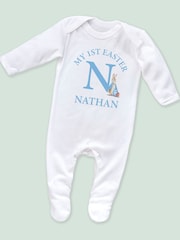 Little Years Personalised Peter Rabbit Easter Sleepsuit - Image 2 of 4