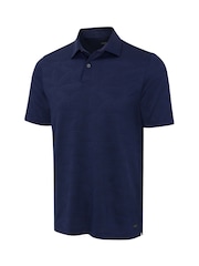 Greg Norman Mens Shark Wave Golf Polo Shirt - Image 1 of 3