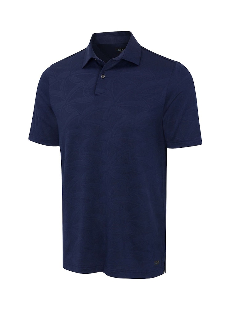 Greg Norman Mens Shark Wave Golf Polo Shirt - Image 1 of 3
