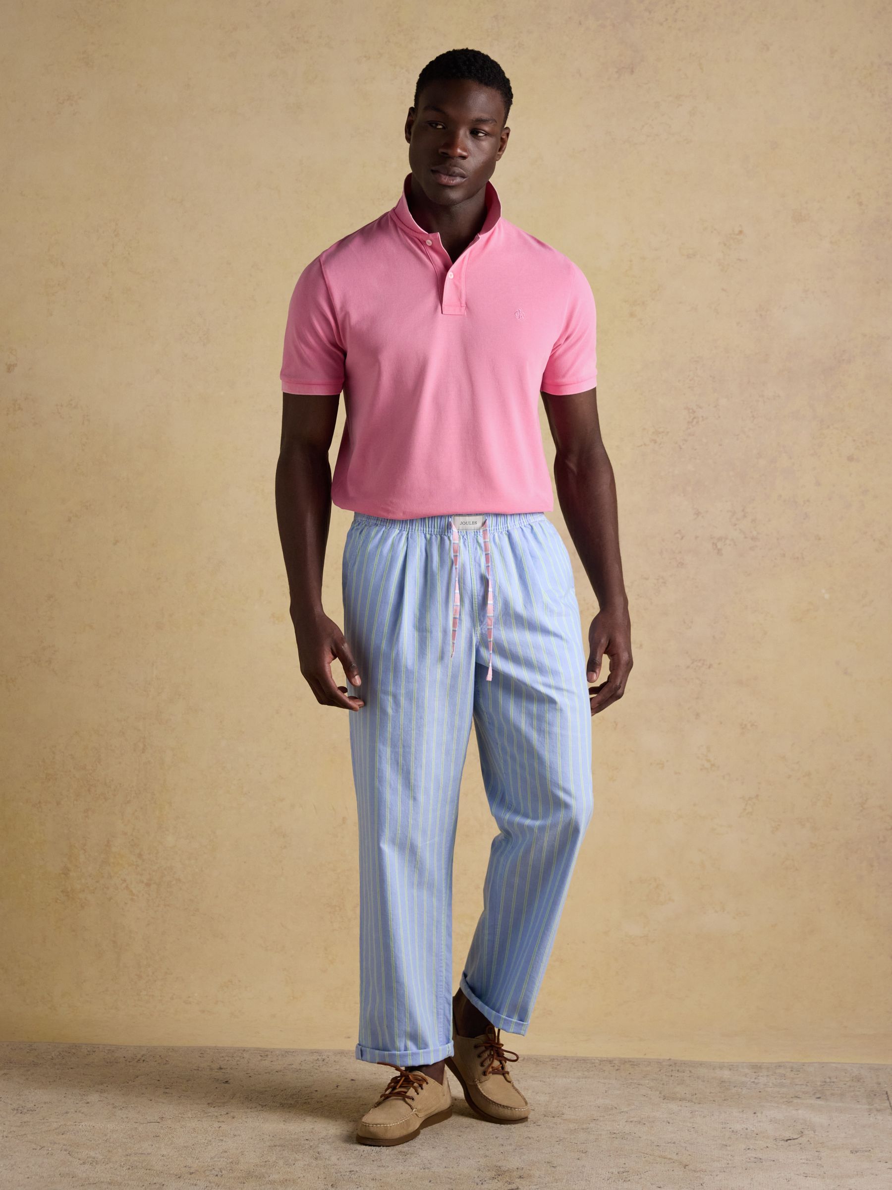 Buy Рожевий - Garment Dyed Cotton Pique Polo Shirt з сайту Next