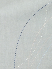 French Connection Grey Cotton Blend Scribble Print Short Sleeve Chest Pocket Button Up Shirt - Image 5 of 5