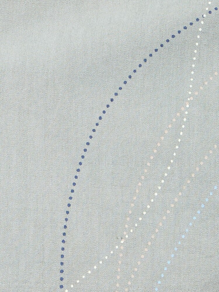 French Connection Grey Cotton Blend Scribble Print Short Sleeve Chest Pocket Button Up Shirt - Image 5 of 5