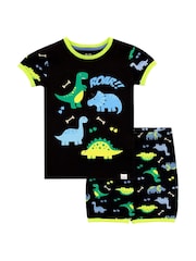 Пижама с шортами и динозавром Harry Bear - Image 1 of 5