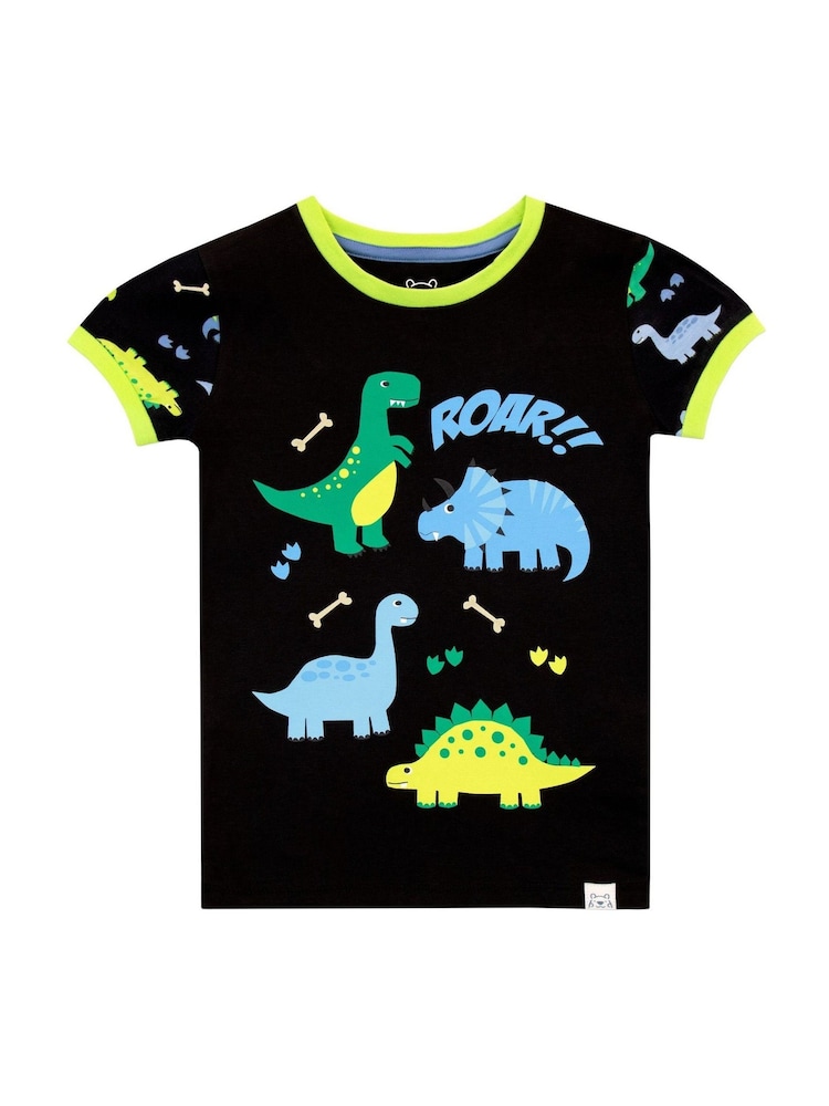 Harry Bear Snuggle Fit Dinosaur Short Pyjamas - Imagen 2 de 5 Harry Bear Snuggle Fit Dinosaur Short Pyjamas - Imagen 2 de 5