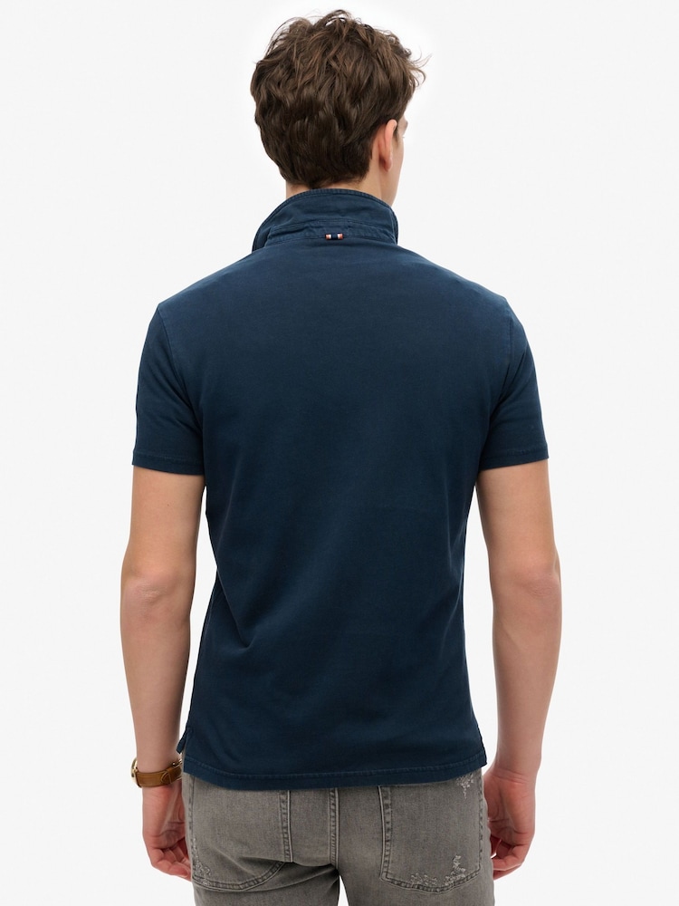 Superdry Essential 100% Cotton Jersey Polo Top - Bild 2 von 6 Superdry Essential 100% Cotton Jersey Polo Top - Bild 2 von 6