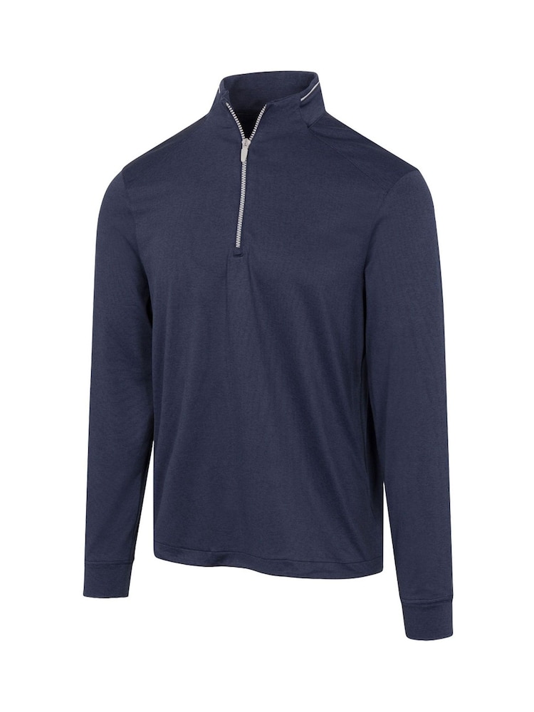 Greg Norman Mens Leaderboard Ultra-Stretch Quarter Zip Golf Mid Layer Sweatshirt - Image 1 of 3