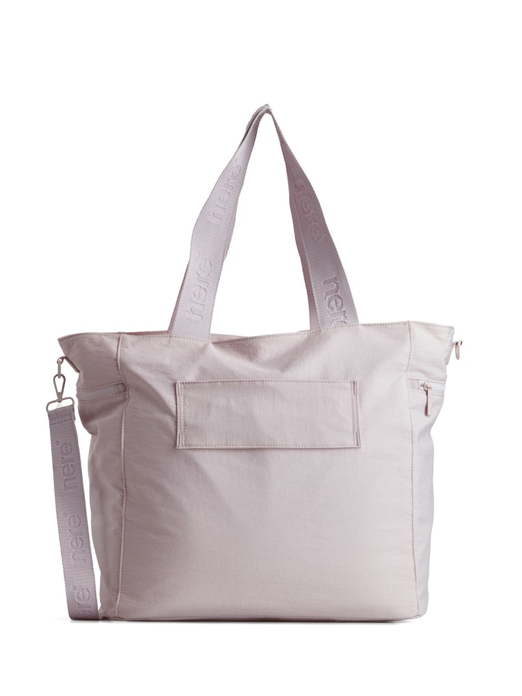 Nere Pink Nylon Large Tote Bag - Image 2 of 4