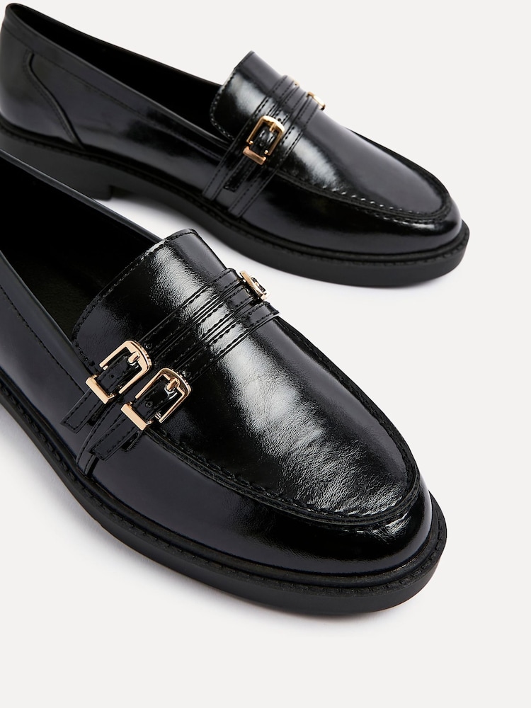 Linzi Portland Loafers With Double Buckle Detail - صورة 8 من 8 Linzi Portland Loafers With Double Buckle Detail - صورة 8 من 8