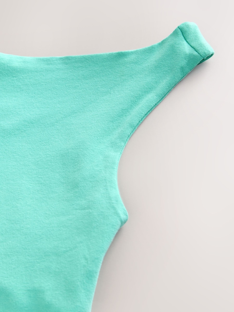 Aqua Blue Open Neck Vest - Image 3 of 3