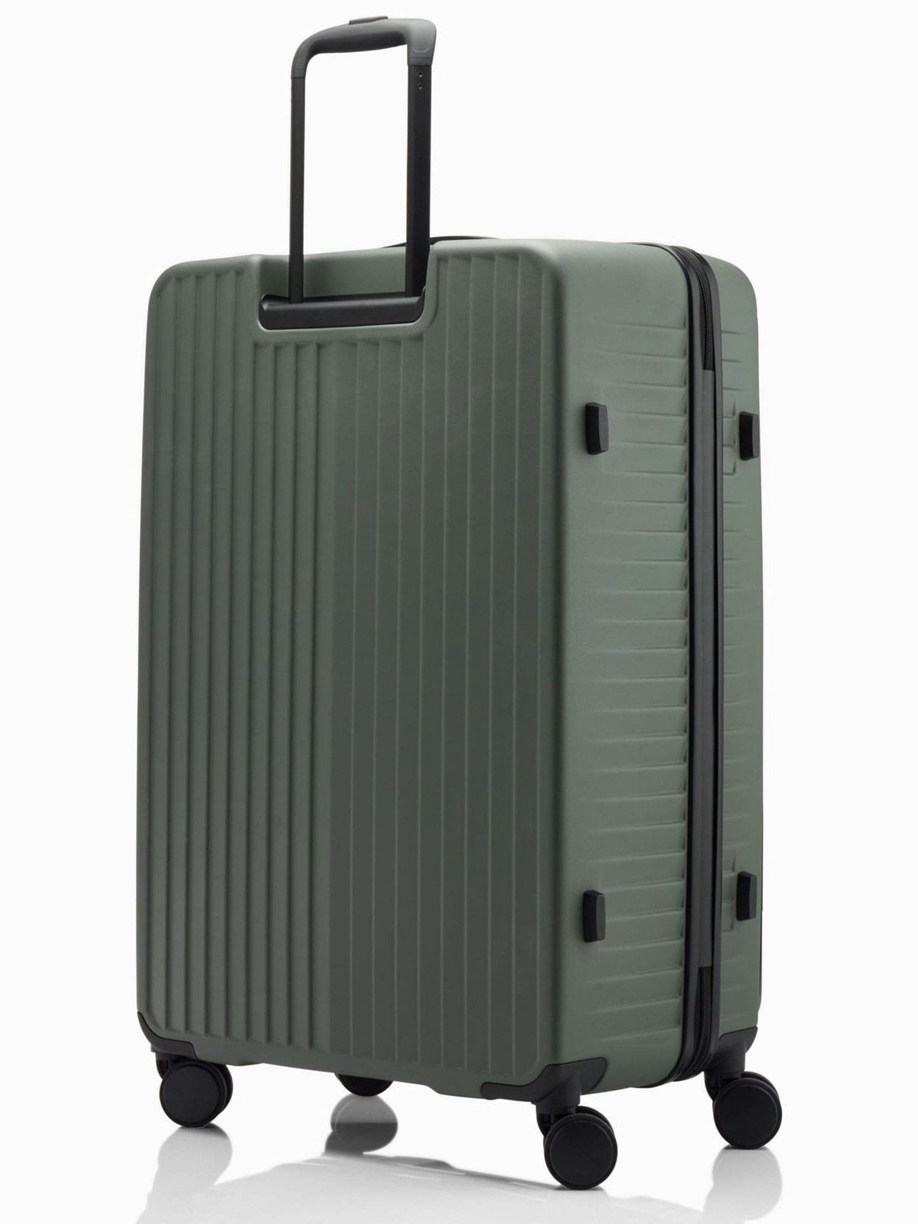 Buy Nere Green Venture DUAL OPEN 75CM Large Suitcase from Next USA