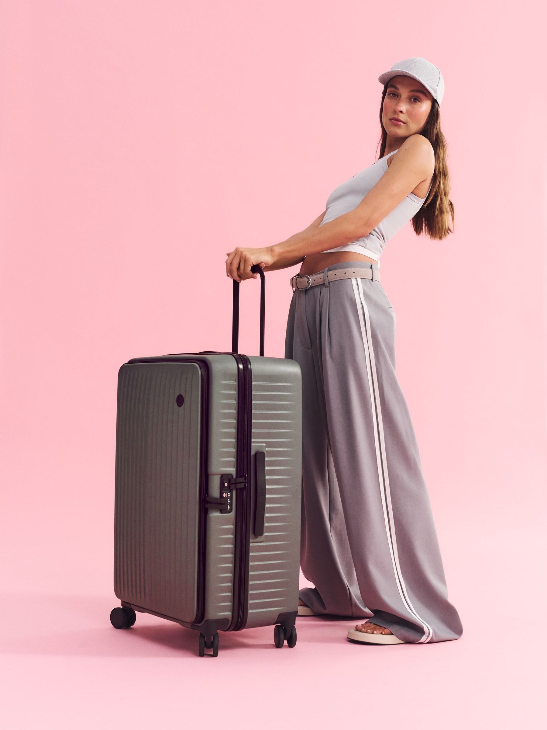 Buy Nere Green Venture DUAL OPEN 75CM Large Suitcase from the Next