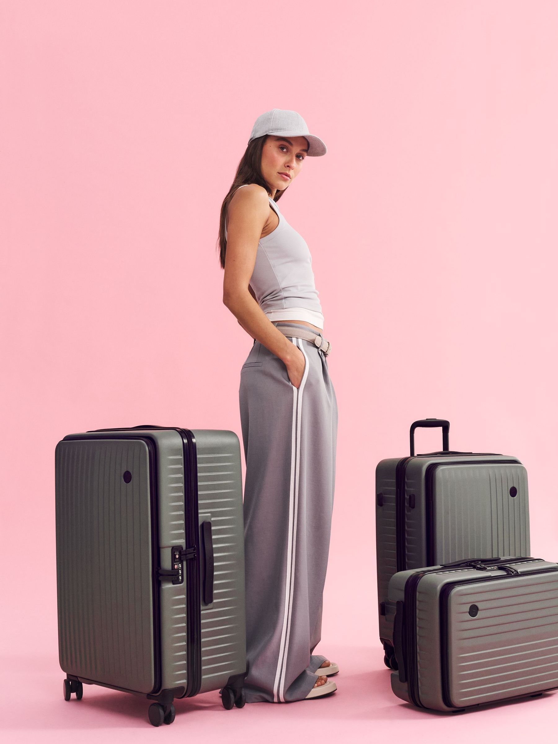 Buy Nere Green Venture DUAL OPEN 65CM Medium Suitcase from Next Canada