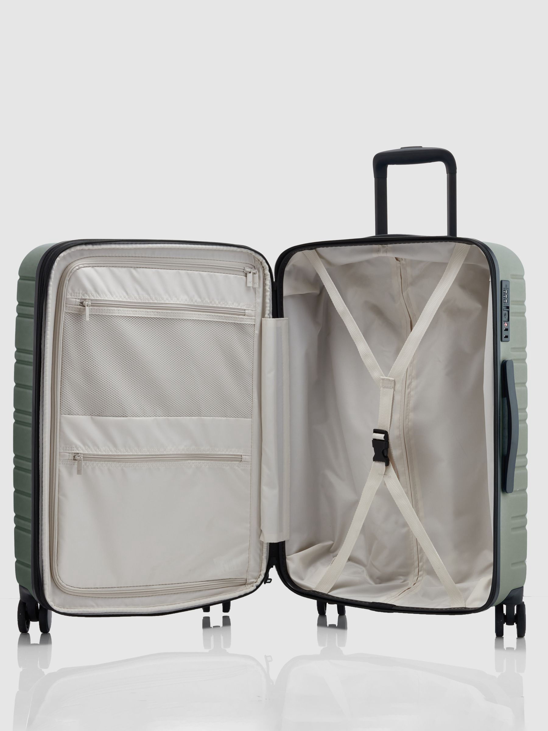 Buy Nere Stori Khaki Suitcase from Next USA