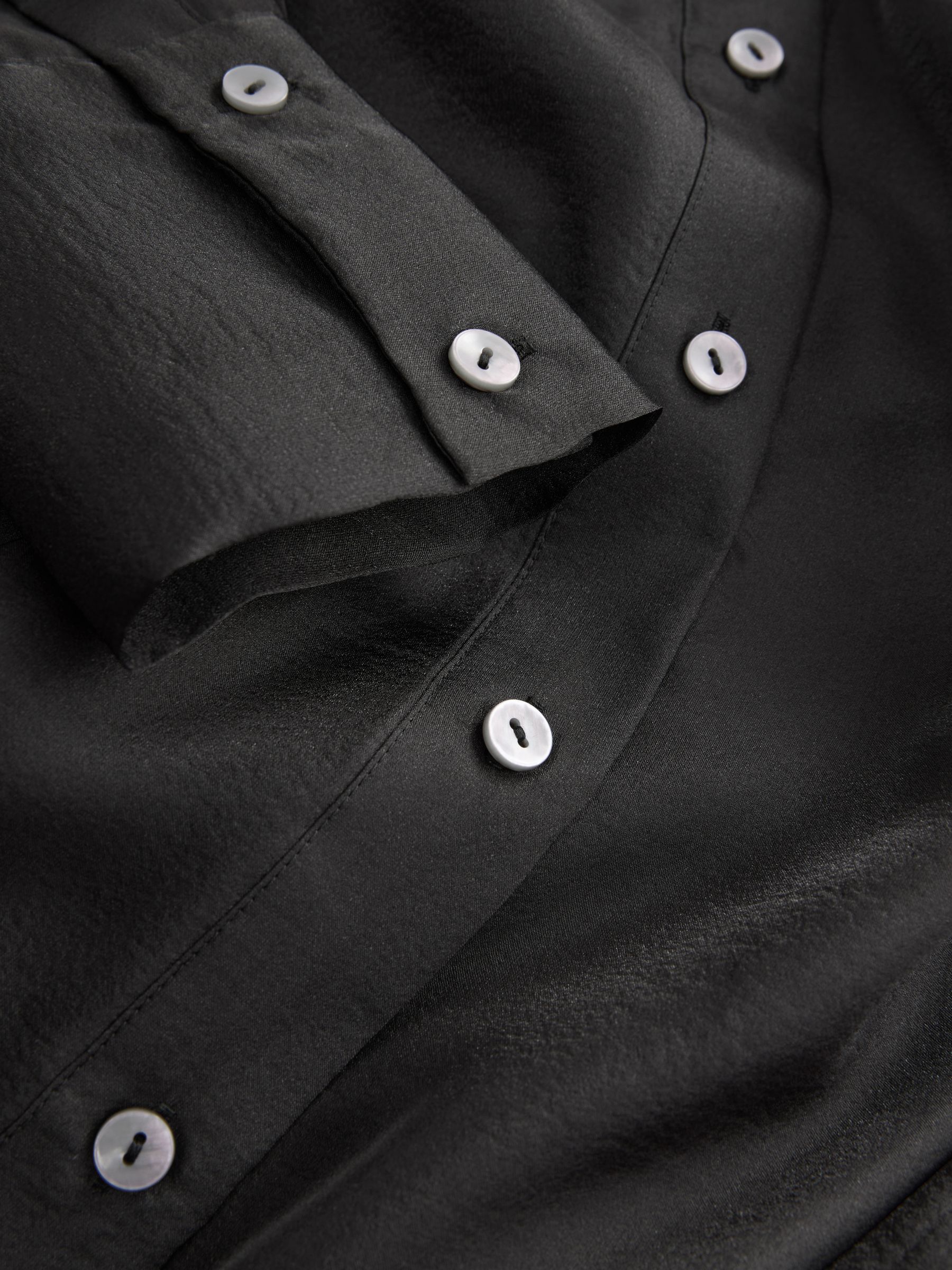 Buy Black Sheer Long Sleeve Shirt from Next USA