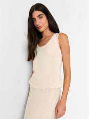 Whistles White Lucie Boucle Tank - Image 2 of 6
