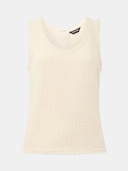 Whistles White Lucie Boucle Tank - Image 6 of 6