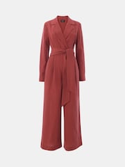 Whistles Relaxed Linen Blend Jumpsuit - Imagen 5 de 5