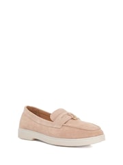 Dune London Pink Grinning Unlined Suede Loafers - Image 3 of 6