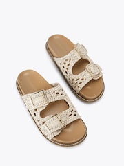 KG Kurt Geiger Cream Rhoda Sandals - Image 2 of 4