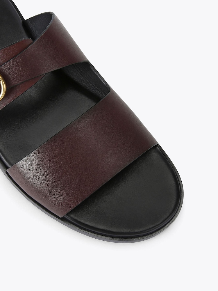 Kurt Geiger London Brent Brown Sandals - Image 4 of 4