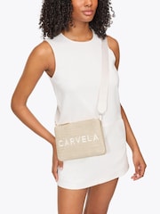 Creme/Chrom - Carvela Double Pouch Bag - Bild 5 von 5