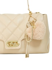 Dune London Cream Regency Large Premium Shoulder Bag - Image 4 of 6