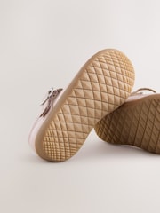 Pink Wide Fit (G) First Walker T-Bar Touch Fastening Shoes - Image 5 of 5